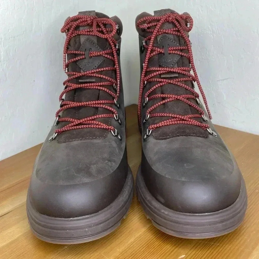 NEW UGG Biltmore Hiker Brown (Oak) Leather Boot Men’s Size 13